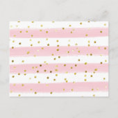 トロピカルガールスロッスブックベビーカード インビテーションポストカード (裏面)