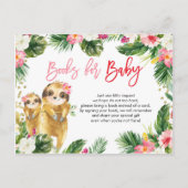 トロピカルガールスロッスブックベビーカード インビテーションポストカード (正面)