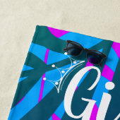 トロピカルガールズトリップ，年，名前，黒人女性 ビーチタオル (インサイチュ)