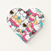 トロピカルキャッツスパイラルノート ノートブック (裏面)