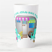 トロピカルキャンピングトラベルトレーラカスタムことわざ カフェラテマグ (正面)