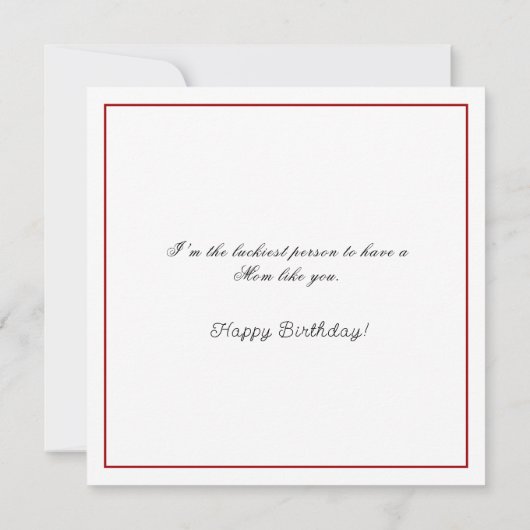 トロピカルキングプロテアかわいらしガラス花瓶 カード (裏面)