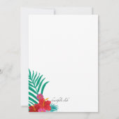 トロピカルギター招待状 招待状 (裏面)