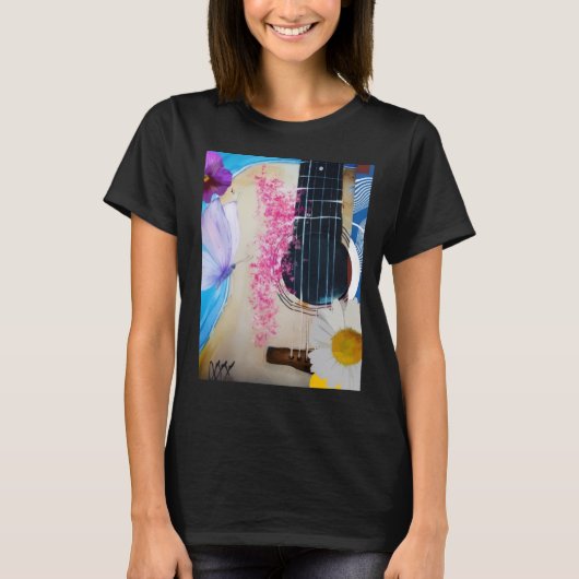 トロピカルギターTシャツ Tシャツ (正面)