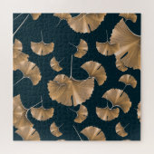 トロピカルギンコ葉パーム、ハワイアンパターン。 ジグソーパズル (横)