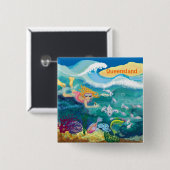 トロピカルクイーンズランドの休日 缶バッジ (正面&裏面)