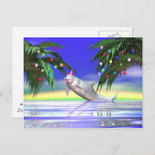 トロピカルクリスマスイルカ シーズンポストカード (正面/裏面)