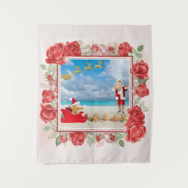 トロピカルクリスマスウォールタペストリー タペストリー