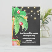 トロピカルクリスマスカード シーズンカード (スタンド正面)