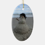 トロピカルクリスマスサンドマンオーバルセラミックオーナメント セラミックオーナメント (右)