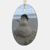 トロピカルクリスマスサンドマンオーバルセラミックオーナメント セラミックオーナメント (左)