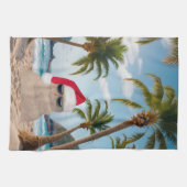 トロピカルクリスマスサンドマン キッチンタオル (横)