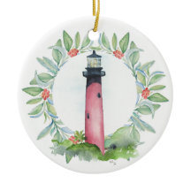 トロピカルクリスマスツリーオーナメントライトハウス