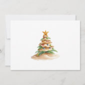 トロピカルクリスマスツリーパーティー 招待状 (裏面)