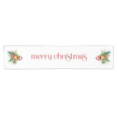 トロピカルクリスマステーマサンキューユーレトロ文字 ショートテーブルランナー (横)