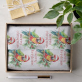 トロピカルクリスマステーマサンキューユーレトロ文字 薄葉紙 (ギフト)