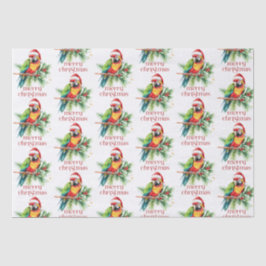 トロピカルクリスマステーマサンキューユーレトロ文字 薄葉紙