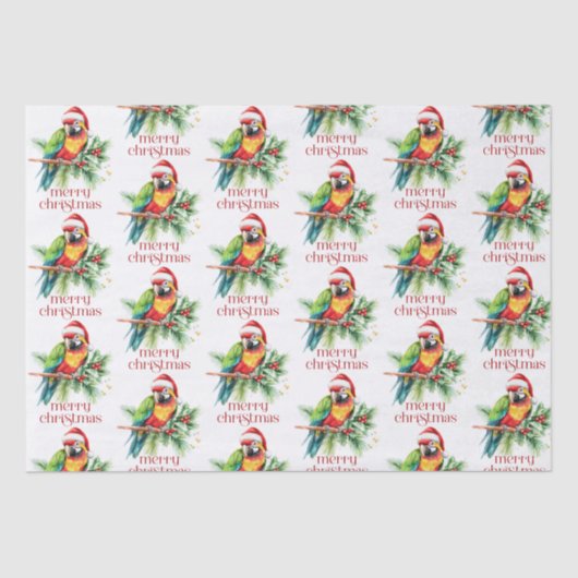 トロピカルクリスマステーマサンキューユーレトロ文字 薄葉紙 (正面)