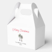 トロピカルクリスマスパーティーパームツリーズビーチ フェイバーボックス (正面)