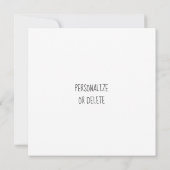 トロピカルクリスマスパームツリーメリークリスマスカード (裏面)