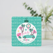 トロピカルクリスマスファラレッツ転がティール（緑がかった色）コンバーチブル シーズンカード (スタンド正面)