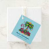 トロピカルクリスマスホリデーパームツリー フェイバータグ (インサイチュ)