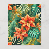 トロピカルクリスマスポインセチア紙 (正面)