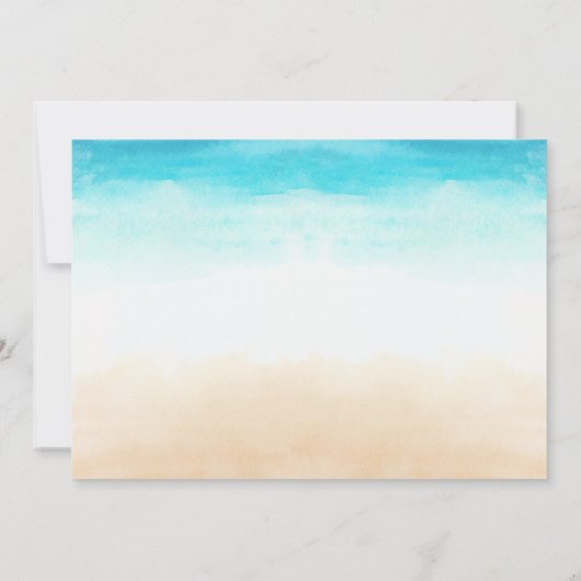 トロピカルクリスマスルアウ（ハワイ式宴会）招待状 招待状 (裏面)