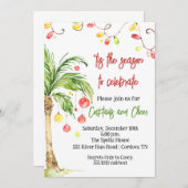 トロピカルクリスマス招待状 招待状 (正面/裏面)