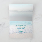 トロピカルクリスマス海ウォーターピースカード シーズンカード (内部)