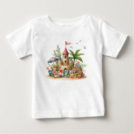 トロピカルクリスマス ファミリーTシャツ ベビーTシャツ