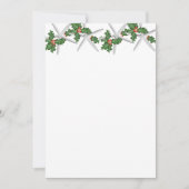 トロピカルクリスマス ブランケット ホワイト スターフィッシュ ペーパー シーズンカード (正面)