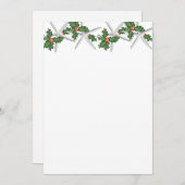 トロピカルクリスマス ブランケット ホワイト スターフィッシュ ペーパー シーズンカード (正面/裏面)