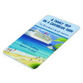 トロピカルクルーズパーソナライズされた船のステートルームドア マグネット (左側)