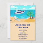 トロピカルクルーズ結婚船 招待状 (正面)