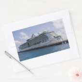 トロピカルクルーズ 長方形シール (封筒)