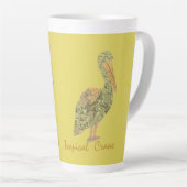 トロピカルクレーン カフェラテマグ (右アングル)