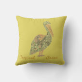 トロピカルクレーン クッション (裏面)