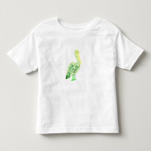 トロピカルクレーン トドラーTシャツ (正面)