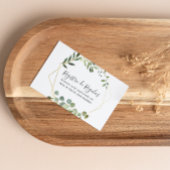 トロピカルグスペインのリー結婚ンのギフト登録 エンクロージャーカード