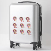 トロピカルグラマー・クイーンステッカー シール (スーツケース)
