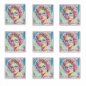 トロピカルグラマー・クイーンステッカー シール (正面)