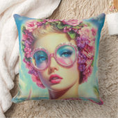 トロピカルグラマー・クイーン クッション (ブランケット)