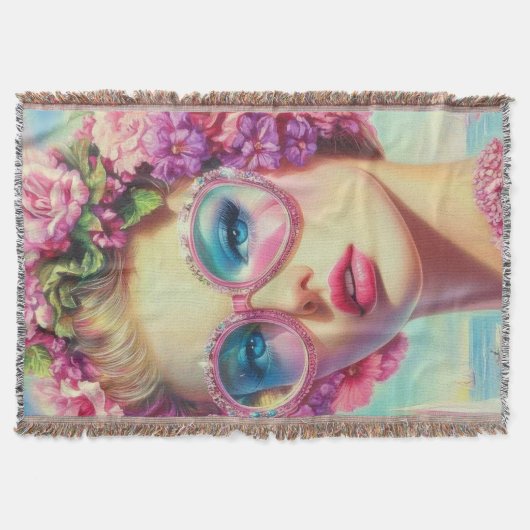 トロピカルグラマー・クイーン スローブランケット (正面)