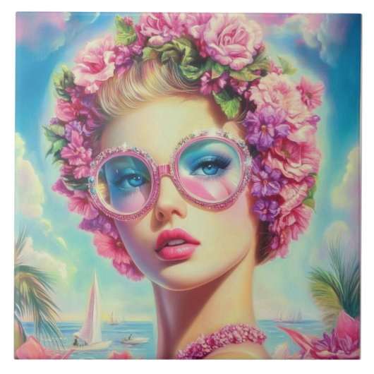 トロピカルグラマー・クイーン タイル (正面)