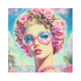 トロピカルグラマー・クイーン メタルプリント