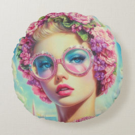 トロピカルグラマー・クイーン ラウンドクッション