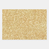 トロピカルグラム金ゴールドアクアグリッツパイナップル ラッピングペーパーシート (正面2)