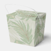 トロピカルグリーンと葉金ゴールドオンSage Take Out フェイバーボックス (裏面サイド)