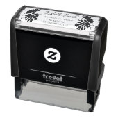 トロピカルグリーンと金ゴールドモンステ葉ラ結婚ズ セルフインキングスタンプ (商品)